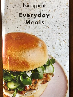 Bon Appetit Everyday Meals 2018 Paperback New 60 recipes Dessert salad sandwich