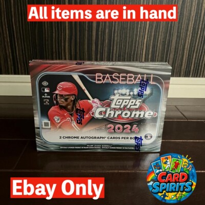 2024 TOPPS CHROME BASEBALL BREAKER DELIGHT BOX Baseball Cards Sealed ...