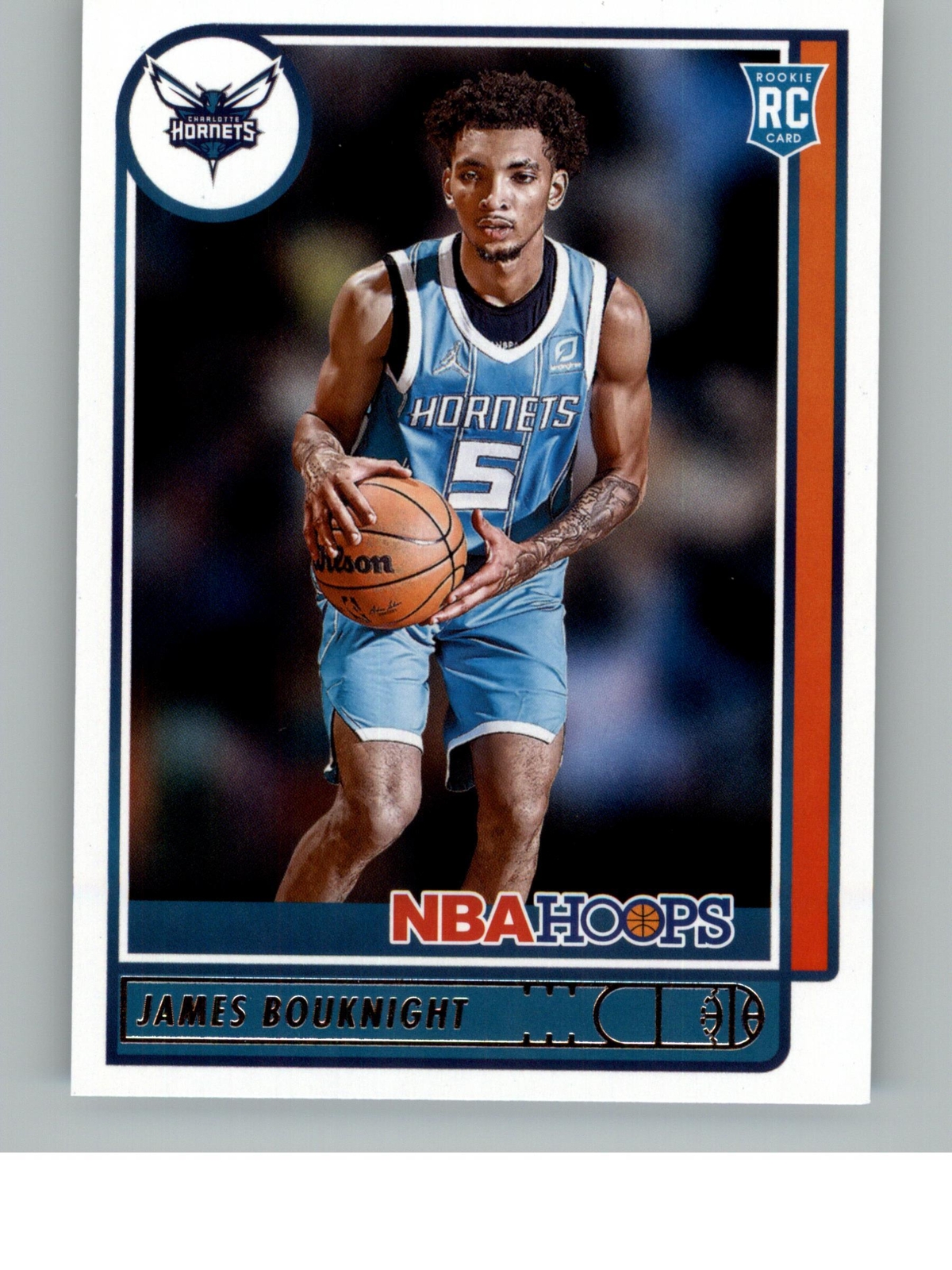2021-22 Hoops James Bouknight 203 Charlotte Hornets Rookie RC