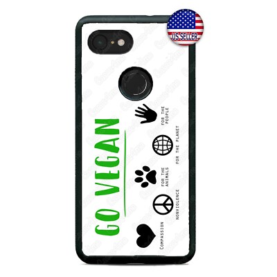Google Pixel 3 3XL 2XL Go Vegan Flag Phone Case Vegetarian Symbol Custom Cover | eBay Google Pixel 3 3XL 2XL Go Vegan Flag Phone Case Vegetarian Symbol Custom Cover | eBay