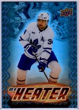 2024-25 Upper Deck Series 2 Auston Matthews On A Heater Card # OH-7