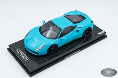 1/18 MR Collection FERRARI 488 GTB Baby Blue 🤝ALSO OPEN FOR