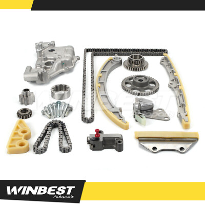 Timing Chain Kit Oil Pump fit for 2003-2009 Acura TSX Honda Accord Element 2.4L