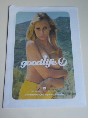 Flyer Vintage Poster Goodlife Pin-Up-Girl 60er 70er Jahre Antwerpen Belgien 2006