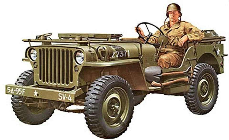 Tamiya 1/35 Military Miniature Series No.219 US Army U.S. Jeep Willys MB - Immagine 3 di 4