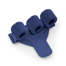 Triple Metal Pen Holder with Pocket Clip For Doctors/Nurses Navy