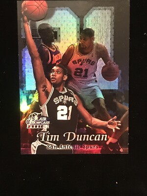 tim duncan 98/99 Flair Showcase Showdown Row 2 Passion RARE | eBay