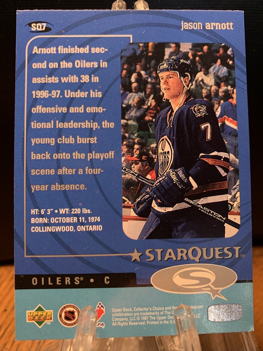 1997-98 Upper Deck Starquest Jason Arnott Edmonton Oilers #SQ7 | eBay