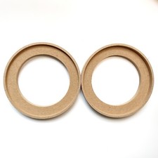 4.5" MDF Speaker Recessed Spacer Mounting FIBERGLASSING Rings W/ Bezel For Car