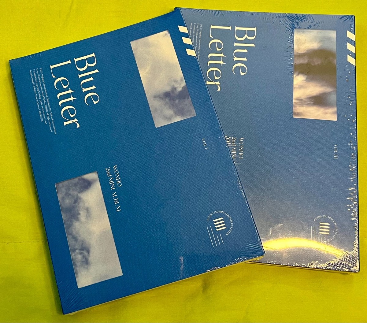 Wonho 2nd Mini Album Blue Letter Versions 1 & 3 - Sealed