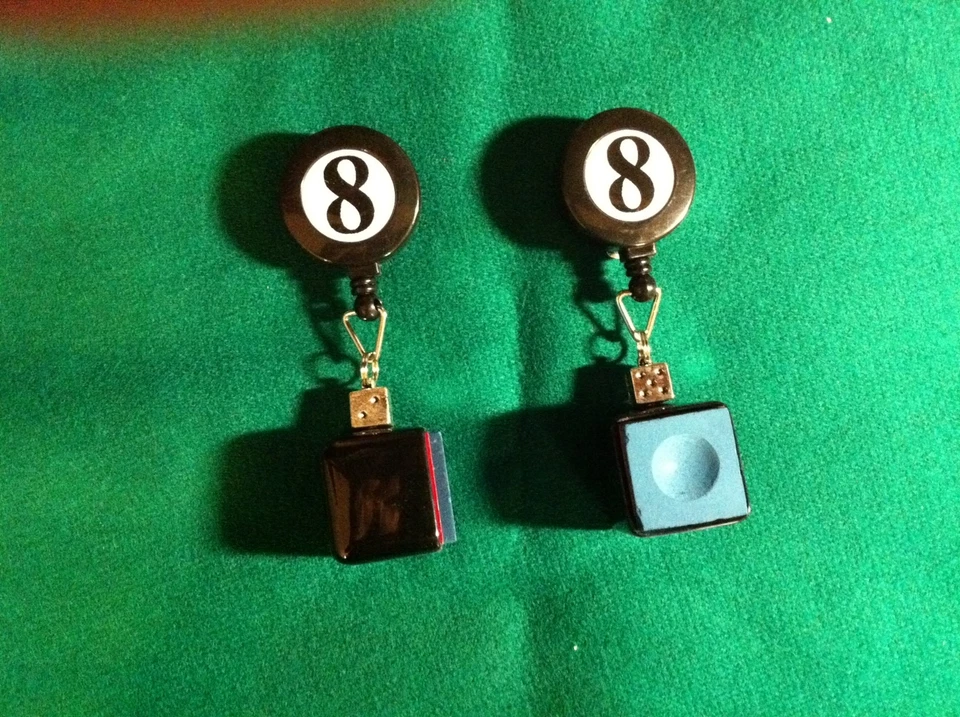 CUE COMPONENTS Retractable Cue Chalk Holder - Belt Clip Style - Black