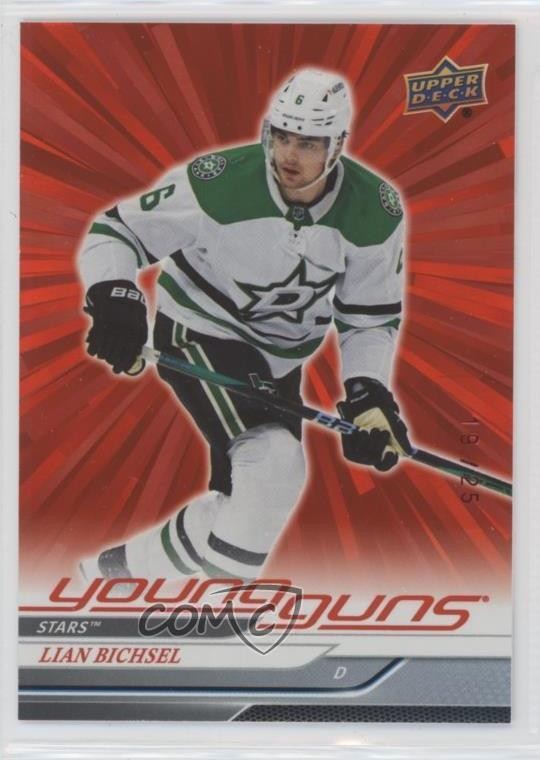 2024 UD Extended Series Young Guns Outburst Red /25 Lian Bichsel #704 Rookie