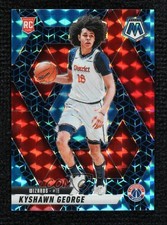 2024-25 Panini Mosaic Rookies FOTL Spectris Blue Prizm 6/25 Kyshawn George 1an8