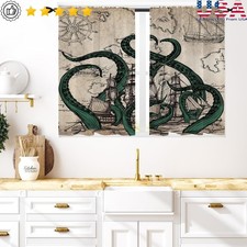 Rod Pocket Curtain Panels 2 Piece Set Soft Fabric Privacy Window Treatment New