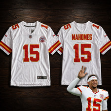 NWT Kansas City Chiefs Patrick Mahomes 15 Nike Size Small S White Jersey