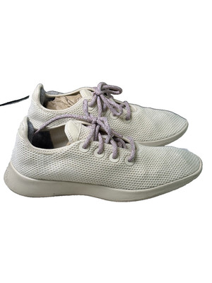 Allbirds Tree Runner Sneakers Women's Size 11 Ivory Mesh Athletic Running Shoes