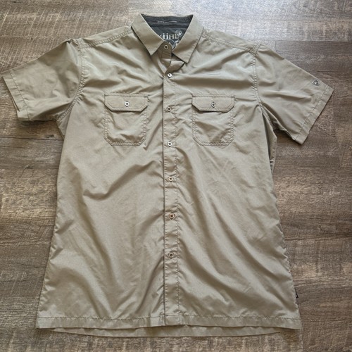 Kuhl - Mountain Grown Men’s Short Sleeve Snap Front Shirt Men’s Sz L EUC