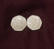 KING CHARLES lll ATLANTIC SALMON 50 p COIN 2025