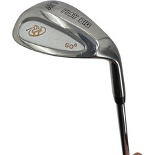 Play Big 60° Lob Wedge Golf Club with Training Grip Men RH & Steel Shaft 39”