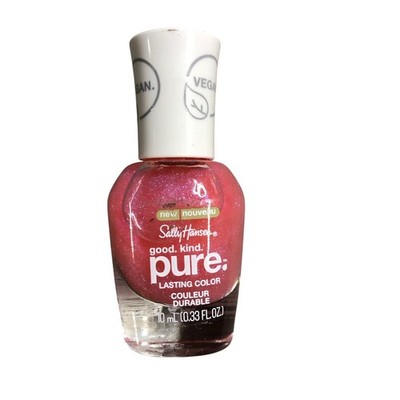 Sally Hansen Good Kind Pure Nail Polish Pink Shimmer Vegan 10ml 0.33 Fl Oz