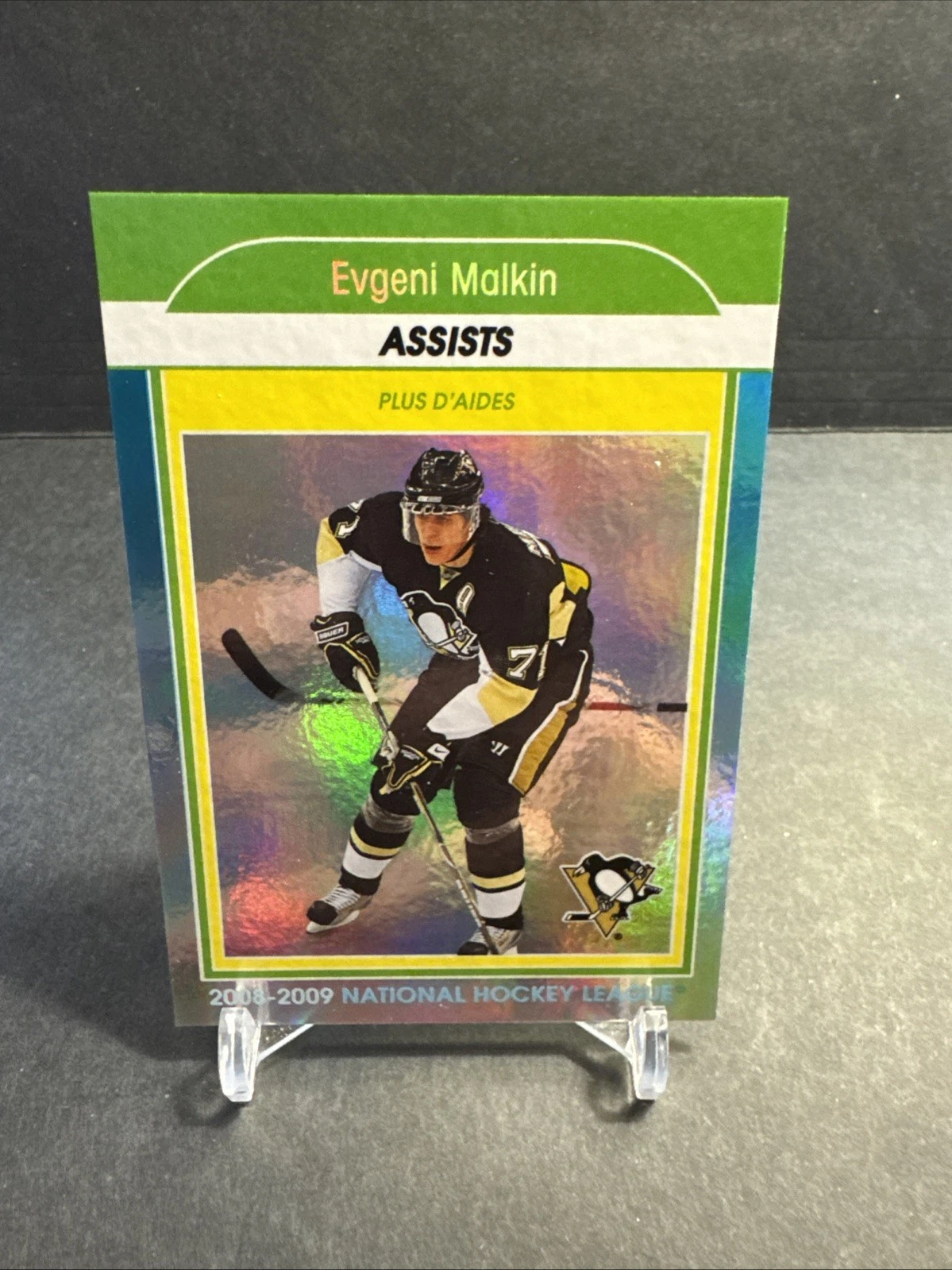 Evgeni Malkin #SL3 - 2009-10 O-Pee-Chee NHL Assists Leaders NM