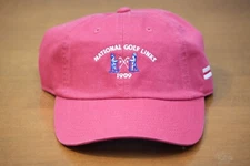 NEW ~ NGLA National Golf Links Of America Golf Hat ~ American Needle ~ Red