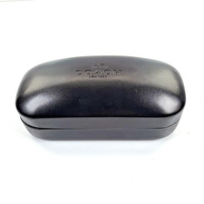Coach Black Hard Leather Clamshell Glasses Sunglasses Case