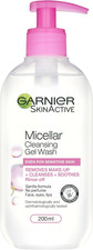 Garnier Micellar Gel Face Wash & Makeup Remover for Sensitive Skin, 200ml