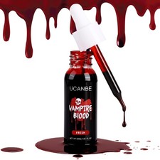 UCANBE Halloween Dripping Fake Blood Realistic Drops Body Paint Fresh