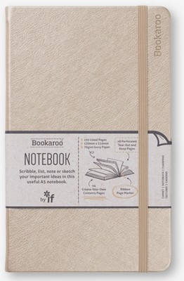 Notizblock A5 Bookaroo Journal gold