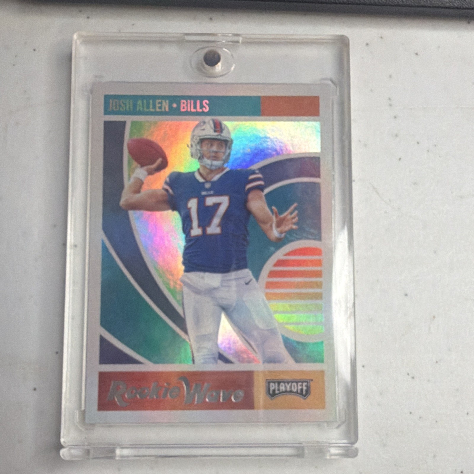 Josh Allen Panini Playoff Rookie Wave #4 Base