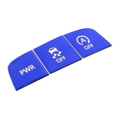 PWR & VSC Off & Auto Start Stop off knopf Aufkleber für Toyota Corolla 2019-2023