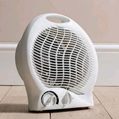 Tragbarer Heizlüfter 2000W Weiß Elektrisch Raumheizer Warm & Cool Kompakt Neu