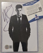 MICHAEL BUBLE SIGNED 5X7 PHOTO BECKETT BAS COA MUSIC SINGER AUTOGRAPHED PRESENT