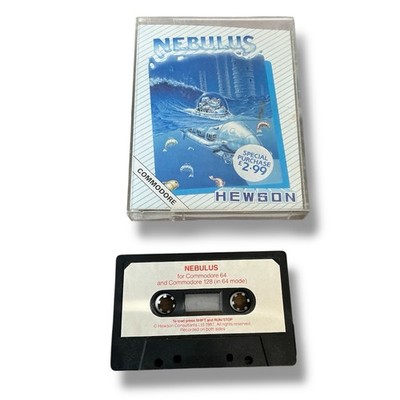 Commodore 64 / 128 CBM C64 Nebulus von Hewson Vintage Spiel Retro Kassette (20