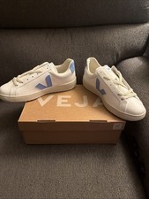 Veja Womens Urca CWL Sneakers White/Aqua Blue...