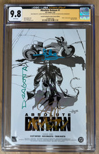 🔥Absolute Batman Akira Gold 3X Signed by Snyder, Dragotta, & Fernandez 9.8 CGC