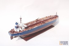 Seaking Oil Tanker Wooden Ship Model – Nautical Decor & Collector Gift