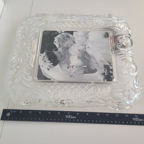 Mikasa Kristallrahmen Timeless Love 7”x9” Fotos schön DICK SCHWER nie benutzt - Bild 12 von 23