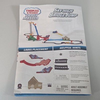 Thomas the Train Sky High Bridge Jump Instructions Replacement Manual Booklet