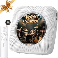 CD Player Portable Bluetooth Offline Voice Control CD Players Home W/ Remote