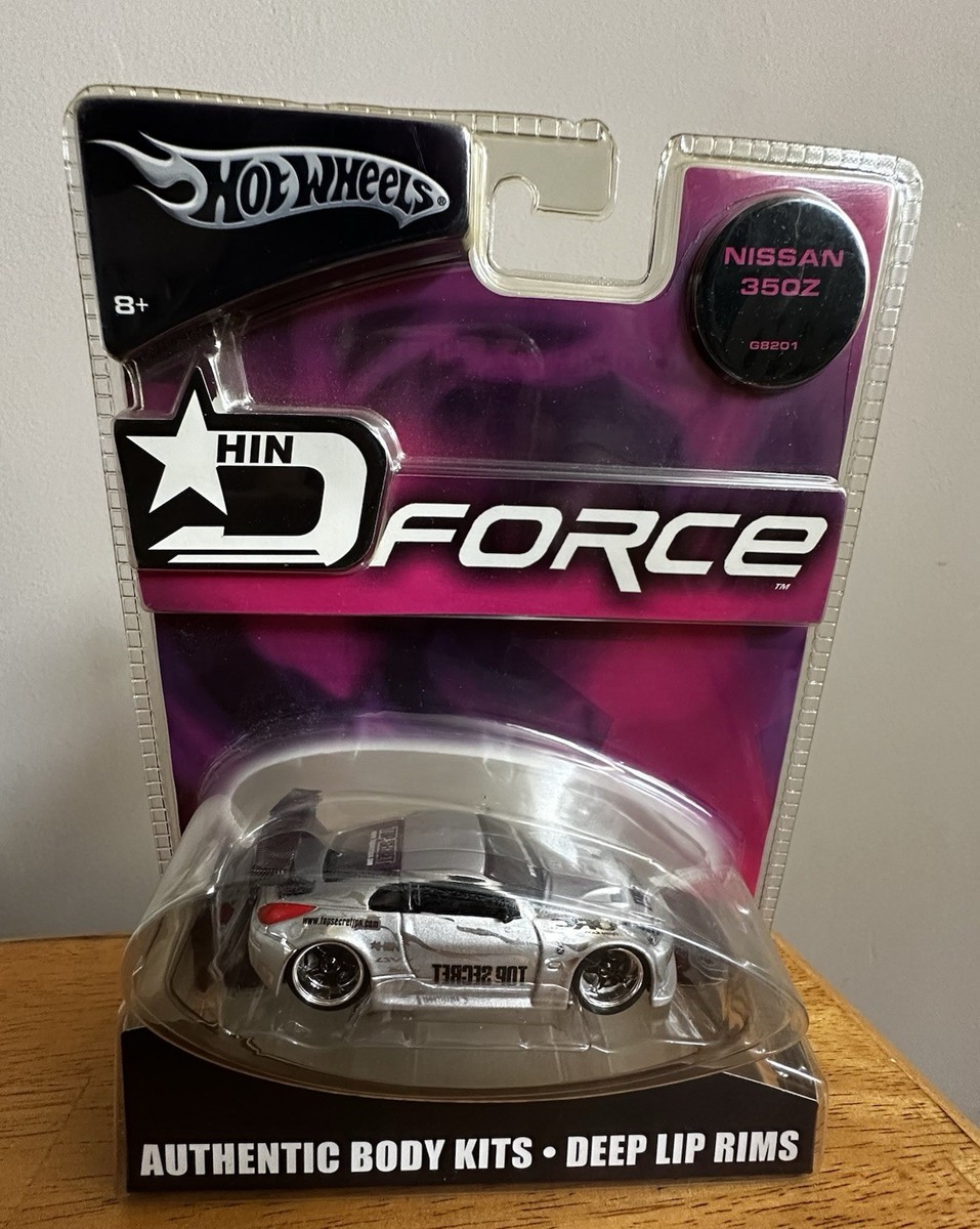 Hot Wheels HIN D-Force NISSAN 350Z Top Secret Silver 1:50 Scale