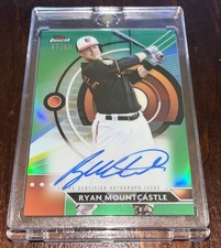 2023 Topps Finest Ryan Mountcastle Green Refractor Auto 57/99  #FA-RM Orioles