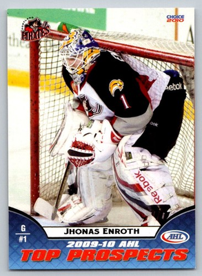#ad Jhonas Enroth 2009 10 AHL Top Prospects Portland Pirates $1.00