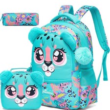 Kids Backpacks for Girls School Bag Cute Girls Backpacks Ages 8-10 with Lunch...