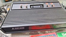 Atari CX2600A Video Computer System W/ Box (Worked When Last Used. 3 Controls 