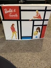 VTG Francie Barbie Doll Carrying Case 1965 w/ 3 Dolls, Clothes & Accessories Lot