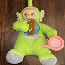 Vintage 1999 Playskool Teletubbies Tinky Winky Munch And Sip WORKS 