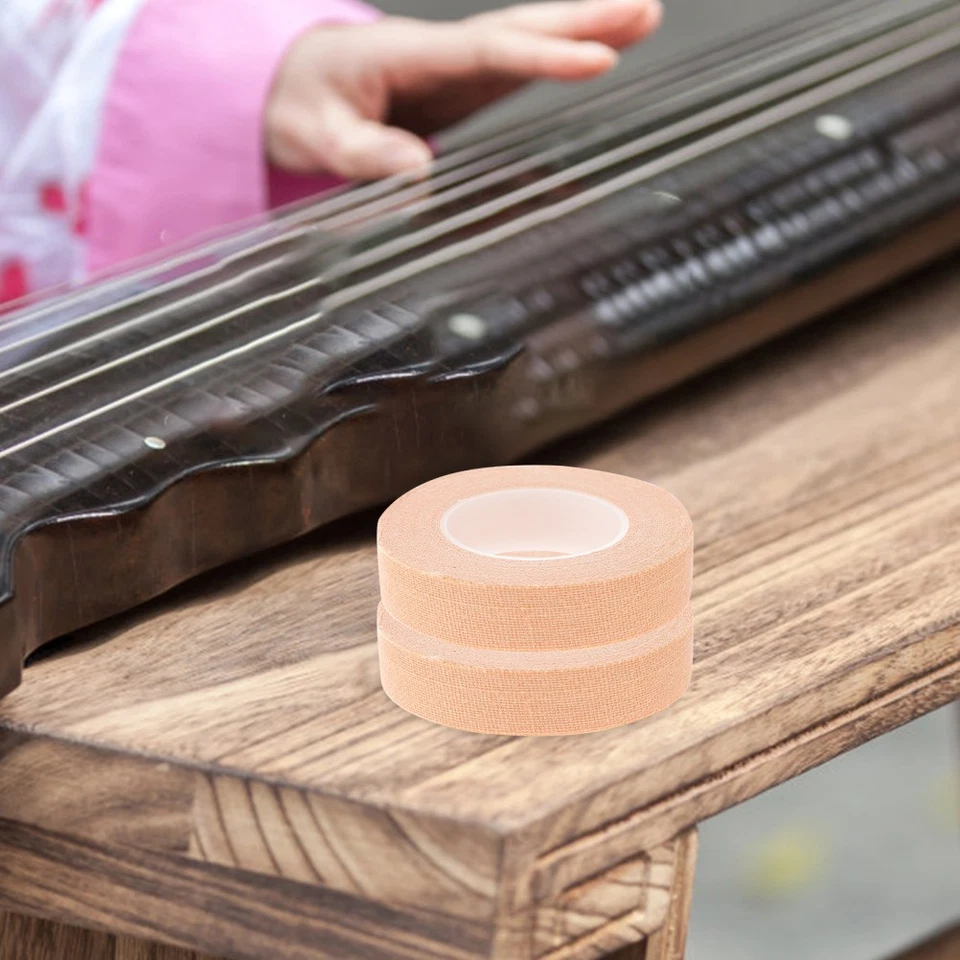  10 Pcs Chinese Zither Finger Tape Cotton Guzheng Fingers Dita Nastro - Immagine 4 di 4