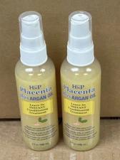 2 PACK  Hnp Placenta Plus Argan Oil Leave In Instant Conditioning Treatment, 5oz